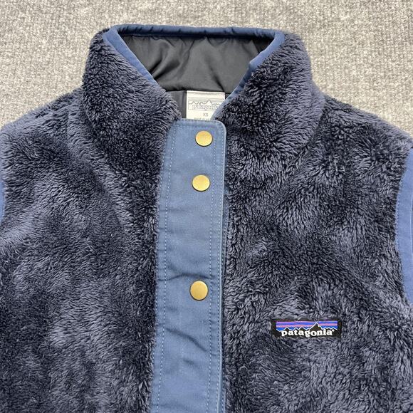 Patagonia Vest R2 Levitator Unisex XS Blue Reversible Shelled Retro-X Fleece - Picture 3 of 10